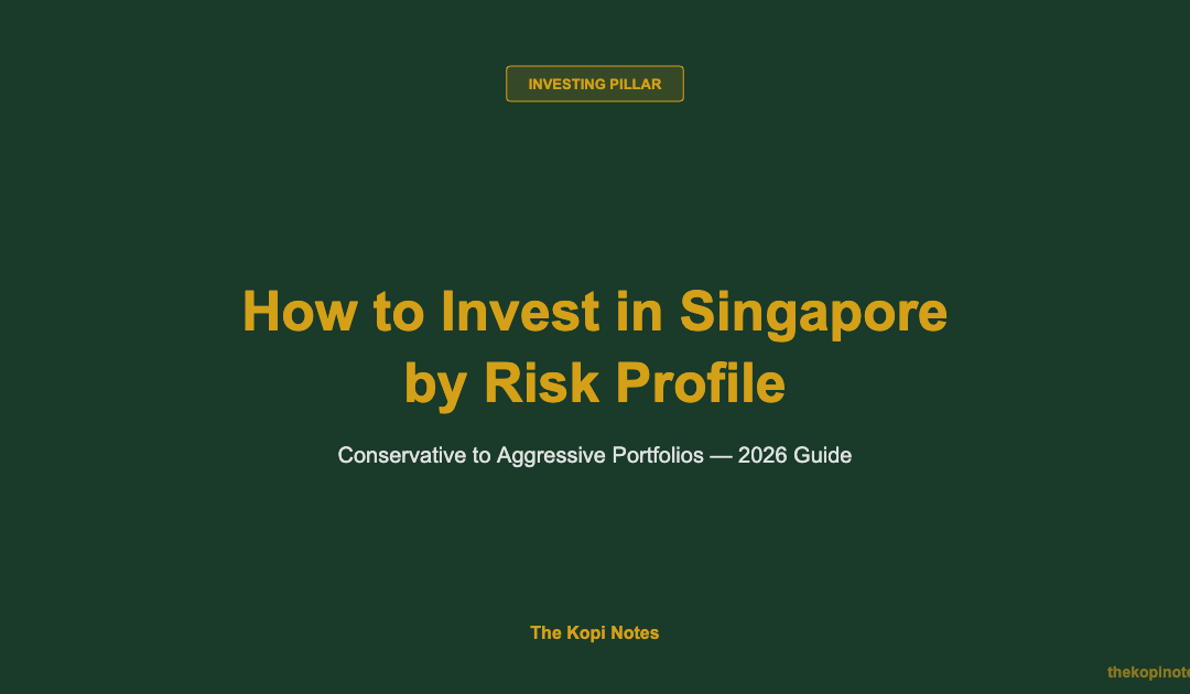 How to Invest in Singapore by Risk Profile: Conservative to Aggressive Portfolios (2026) — The Kopi Notes