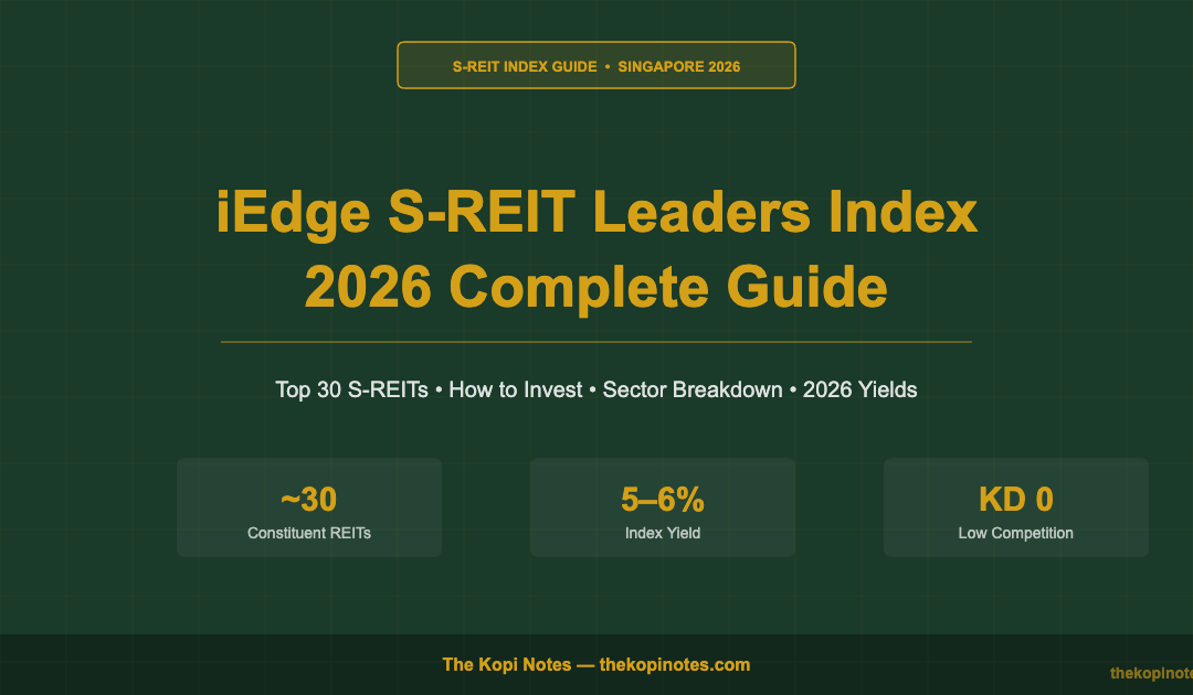 iEdge S-REIT Leaders Index 2026 Complete Guide — The Kopi Notes