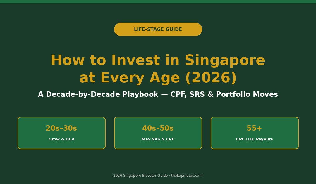 How to Invest in Singapore at Every Age: A Life-Stage Guide (2026) — The Kopi Notes