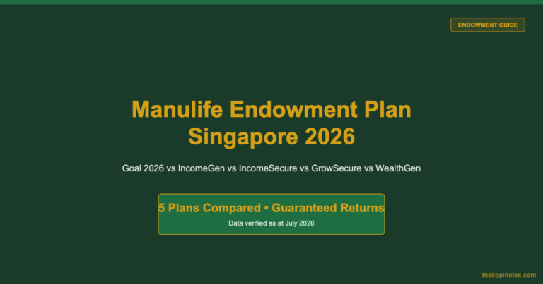 Manulife Endowment Plan Singapore 2026: Complete Guide & Comparison