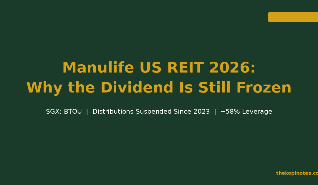 Manulife US REIT 2026: Why the Dividend Is Still Frozen — The Kopi Notes