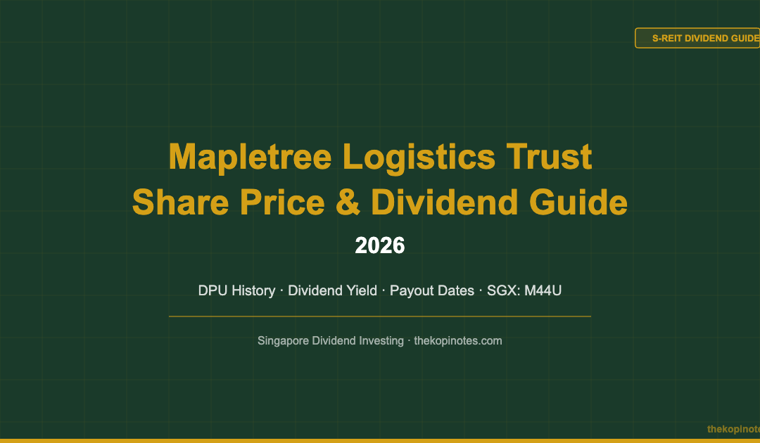 Mapletree Logistics Trust Share Price and Dividend Guide 2026 — The Kopi Notes