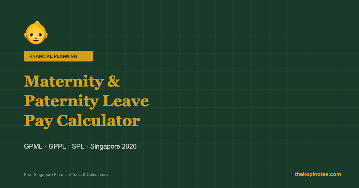 Maternity & Paternity Leave Pay Calculator Singapore 2026