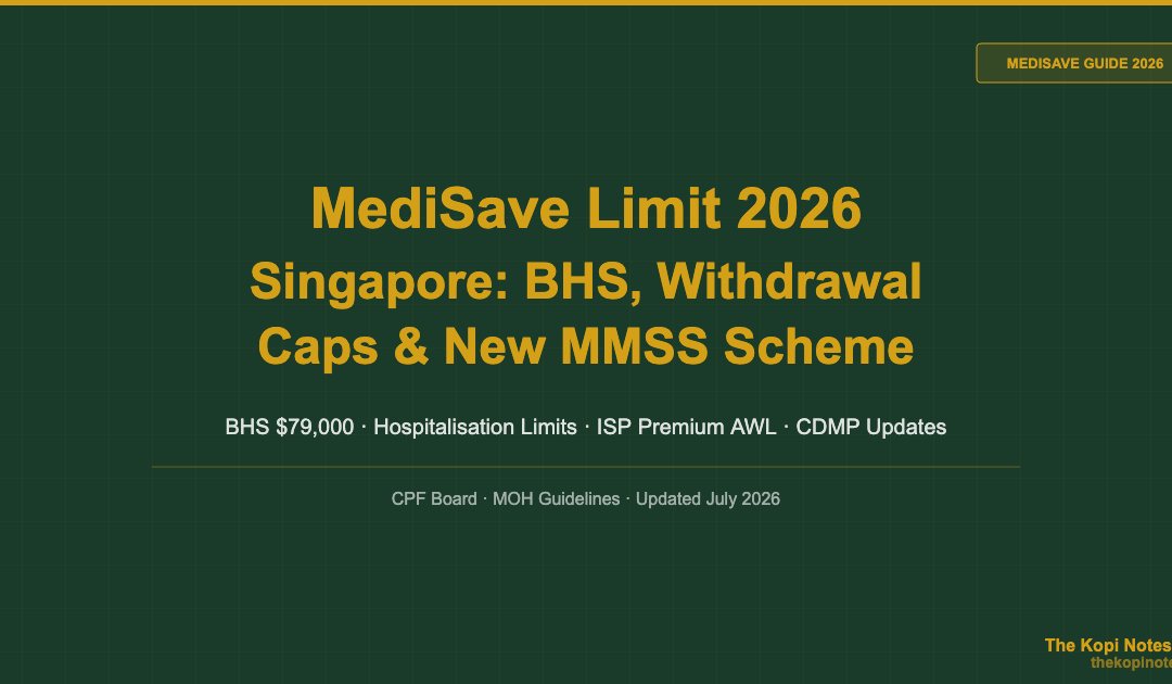 MediSave Limit 2026 Singapore: BHS, Withdrawal Caps & MMSS Scheme — The Kopi Notes