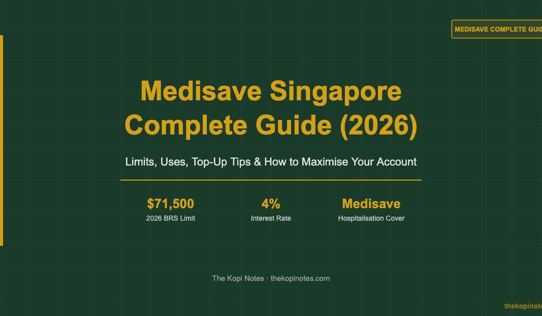 Medisave Singapore Complete Guide 2026 — Limits, Uses and Top-Up Tips — The Kopi Notes
