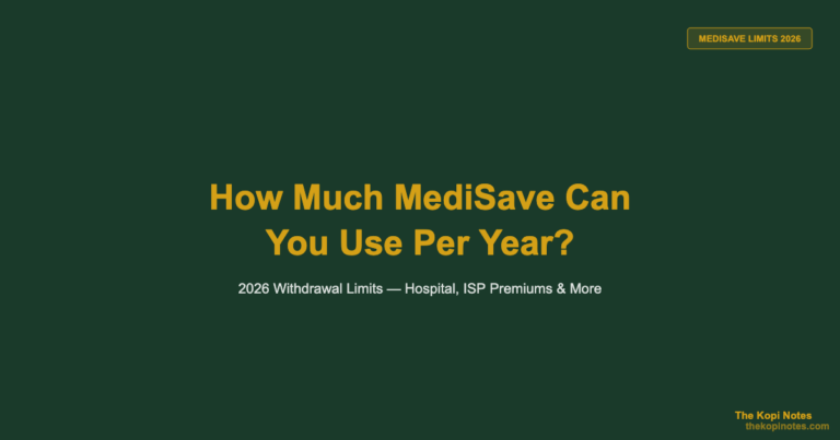 How Much MediSave Can You Use Per Year in Singapore? (2026 Limits)
