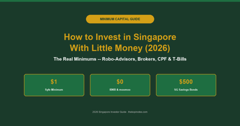 How to Invest in Singapore With Little Money: The Real Minimum Amounts (2026)