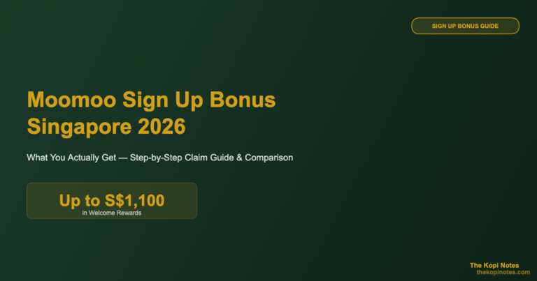 Moomoo Sign Up Bonus Singapore 2026: What You Actually Get