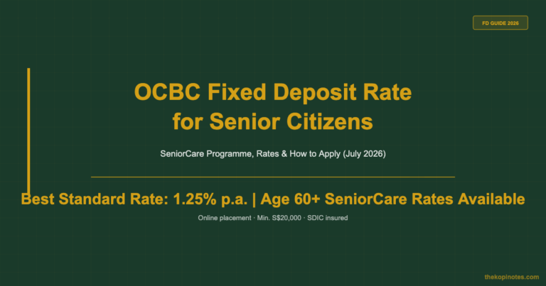 OCBC Fixed Deposit Rate for Senior Citizens in Singapore (2026 Guide)