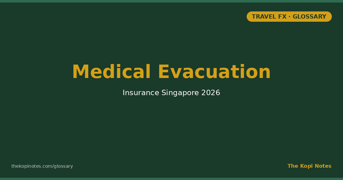 Overseas Medical Evacuation Insurance Singapore: Coverage, Cost & When You Actually Need It — The Kopi Notes