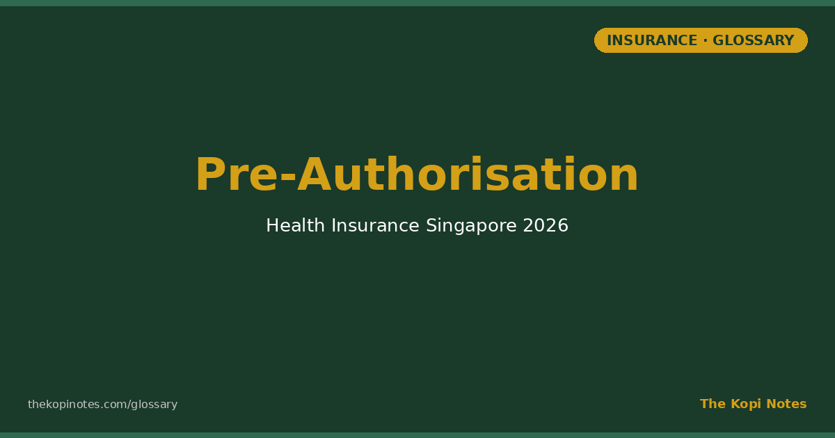 Pre-Authorisation (Health Insurance) Singapore: How It Speeds Up Your Shield Plan Claim — The Kopi Notes