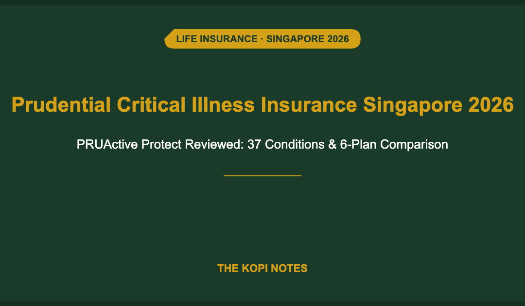 Prudential Critical Illness Insurance Singapore 2026 featured image