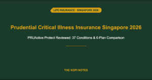 Prudential Critical Illness Insurance Singapore 2026: PRUActive Protect Reviewed