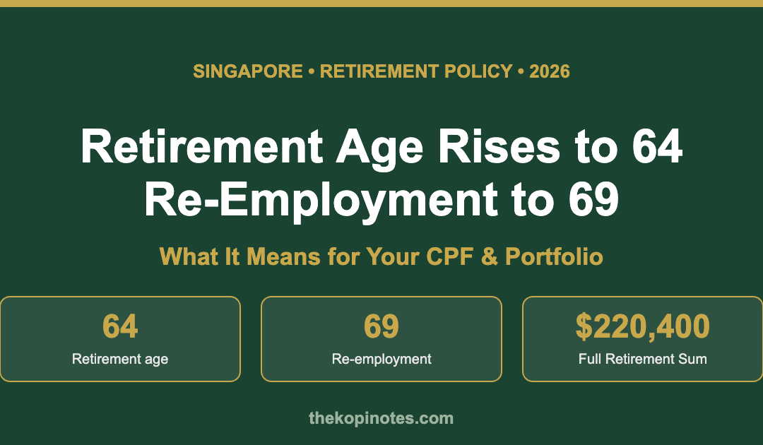 Singapore retirement age rises to 64 in 2026