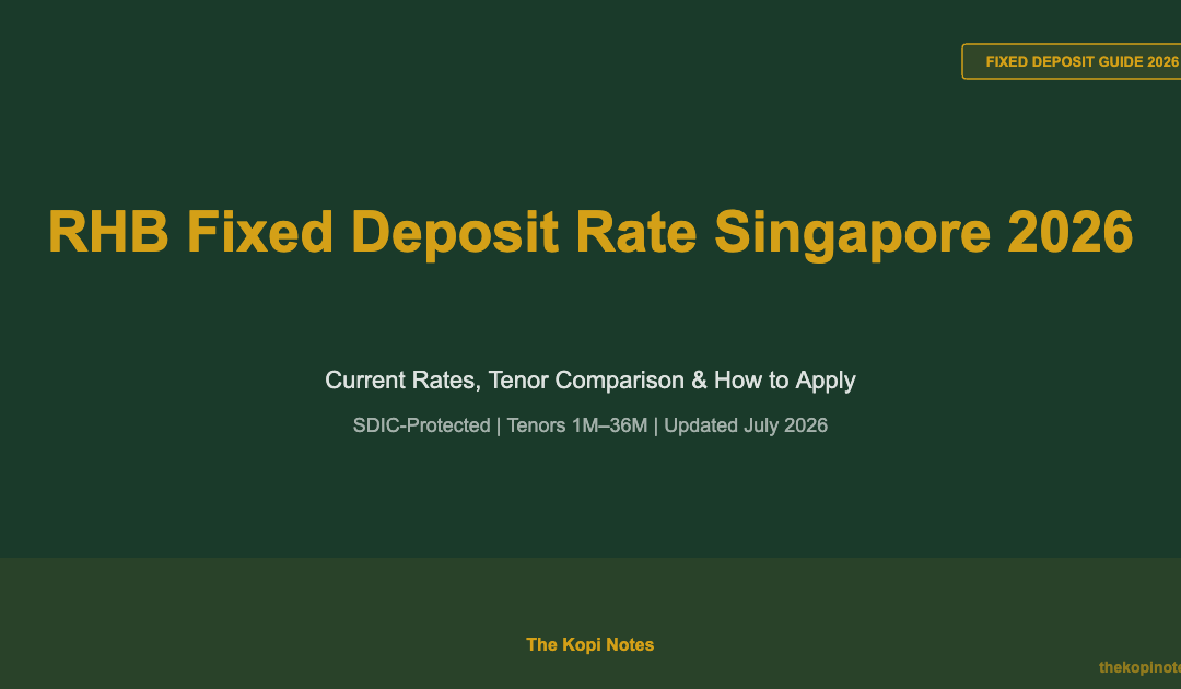 RHB Fixed Deposit Rate Singapore 2026: Current Rates, Tenor Comparison & How to Apply — The Kopi Notes
