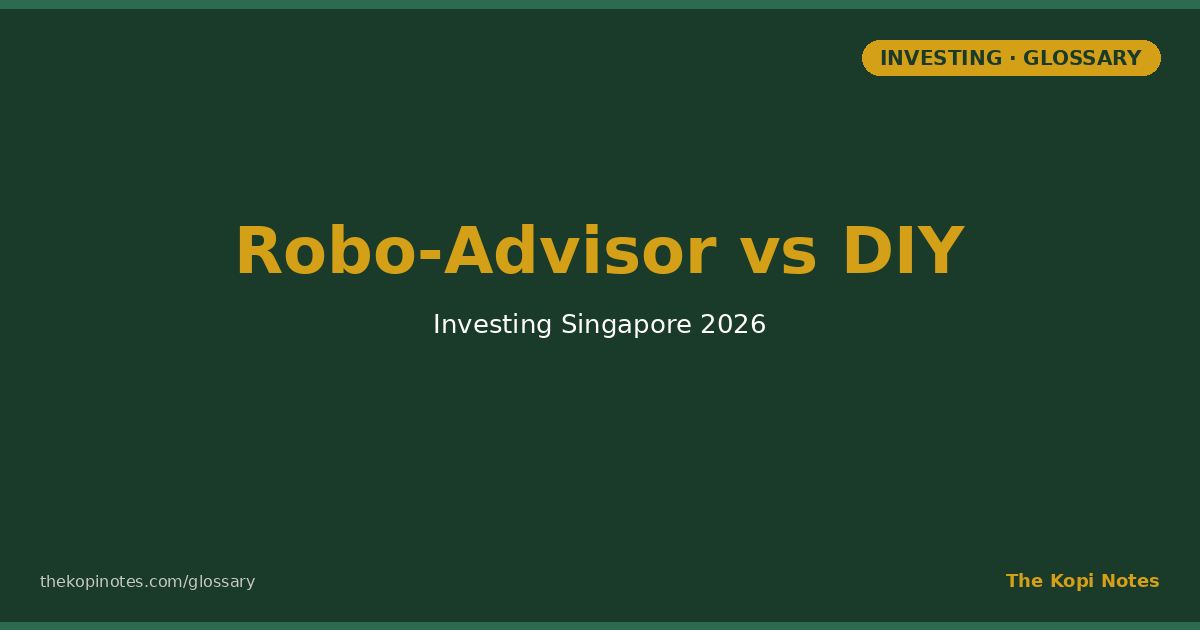 Robo-Advisor vs DIY Investing Singapore: Fees, Effort and Returns Compared — The Kopi Notes