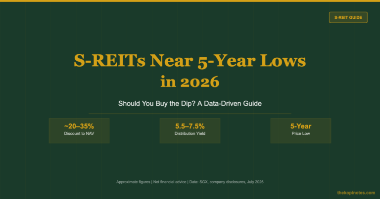 S-REITs Near 5-Year Lows in 2026: Should You Buy the Dip?