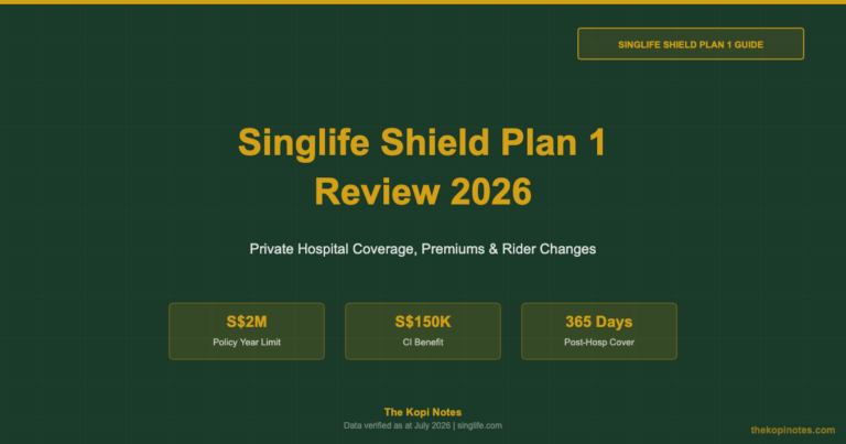 Singlife Shield Plan 1 Review 2026: Private Hospital Coverage, Premiums & Rider Changes