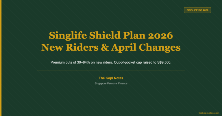 Singlife Shield Plan 2026: New Riders, April Changes & What You Need to Know