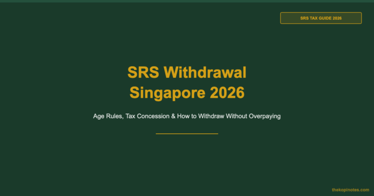 SRS Withdrawal Singapore 2026: Age Rules, Tax Concession & How to Withdraw Without Overpaying