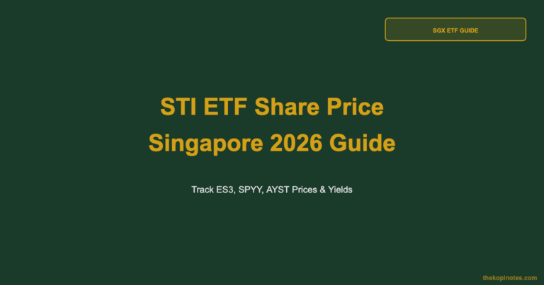 STI ETF Share Price 2026: Track Nikko AM, SPDR & ES3 in Singapore