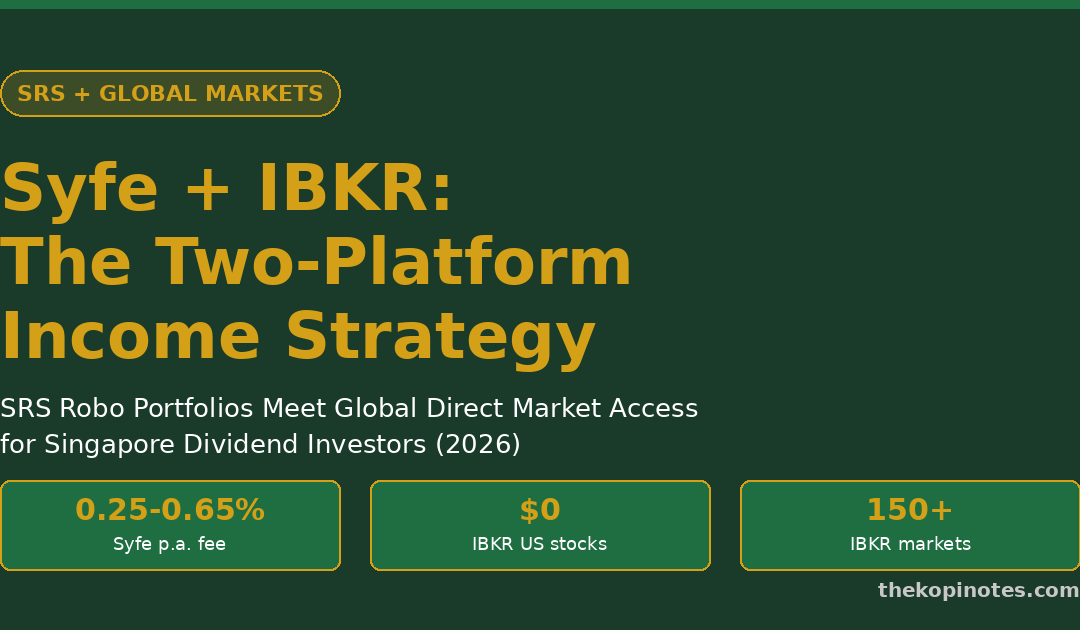 Syfe + IBKR Two-Platform Income Strategy for Singapore Dividend Investors 2026