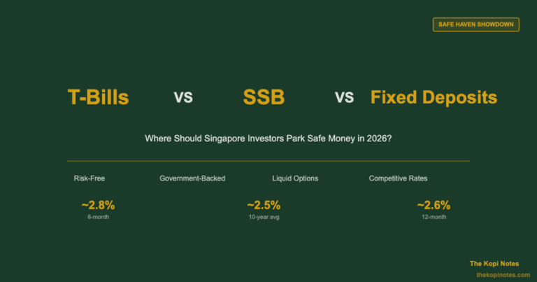 T-Bills vs SSB vs Fixed Deposits Singapore: Where to Park Safe Money in 2026