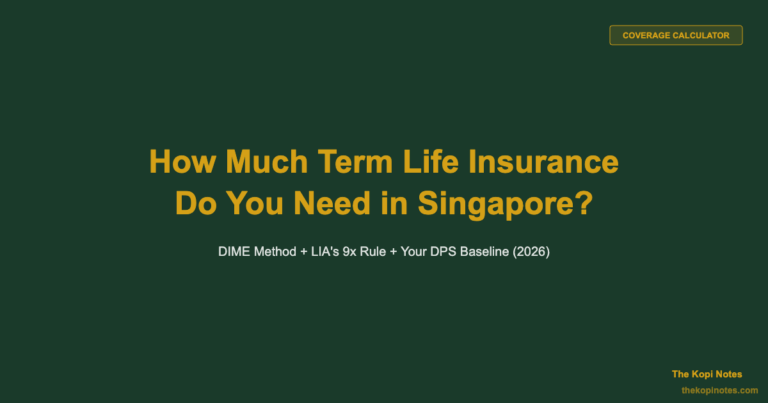 How Much Term Life Insurance Do You Need in Singapore (2026)?