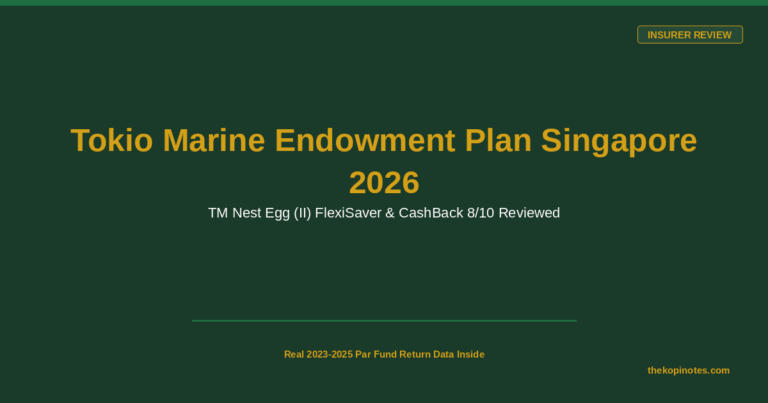 Tokio Marine Endowment Plan Singapore 2026: TM Nest Egg (II) FlexiSaver & CashBack 8/10 Reviewed