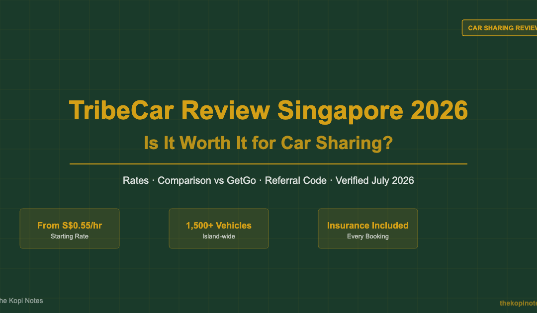 TribeCar Review Singapore 2026: Is It Worth It for Car Sharing? — The Kopi Notes