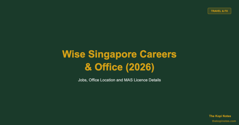 Wise Singapore Careers (2026): Jobs, Office Location and MAS Licence Details