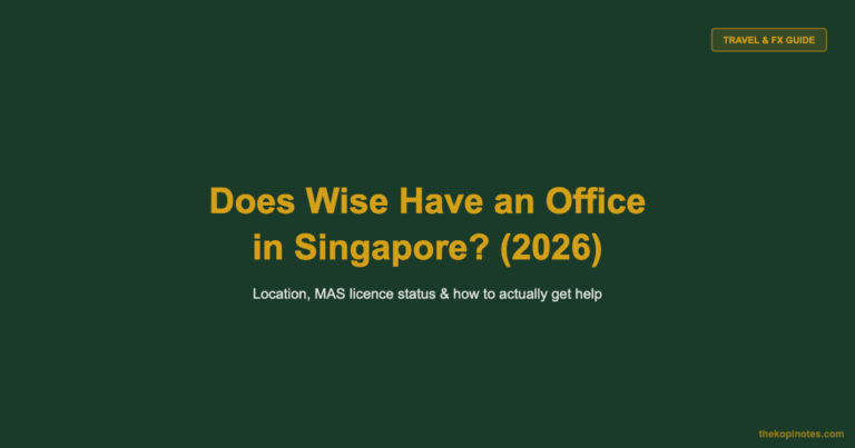 Does Wise Have an Office in Singapore? (2026 Guide)
