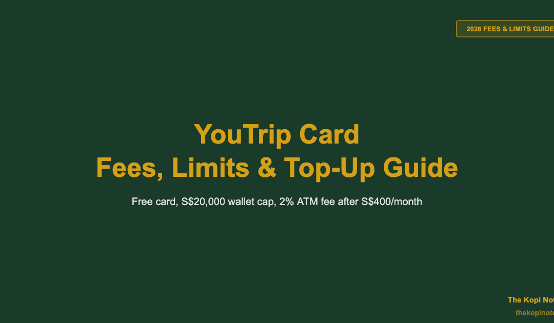 YouTrip Card Fees, Limits & Top-Up Guide (2026) — The Kopi Notes