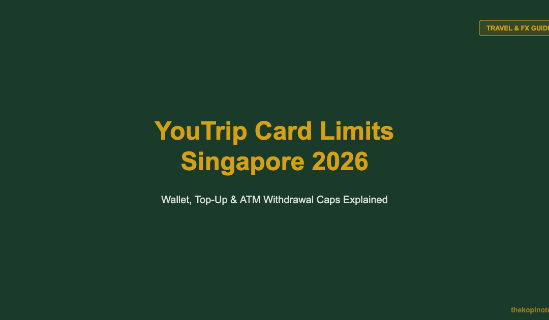 YouTrip Card Limits Singapore 2026: Wallet, Top-Up & ATM Caps Explained — The Kopi Notes