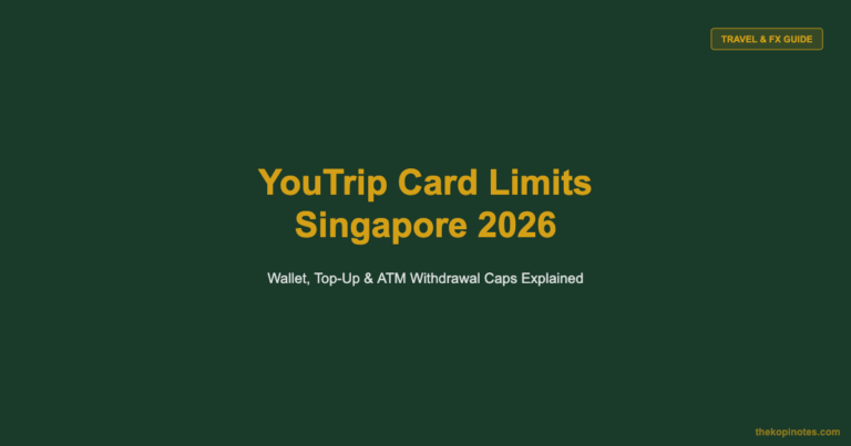YouTrip Card Limits Singapore 2026: Wallet, Top-Up & ATM Caps Explained