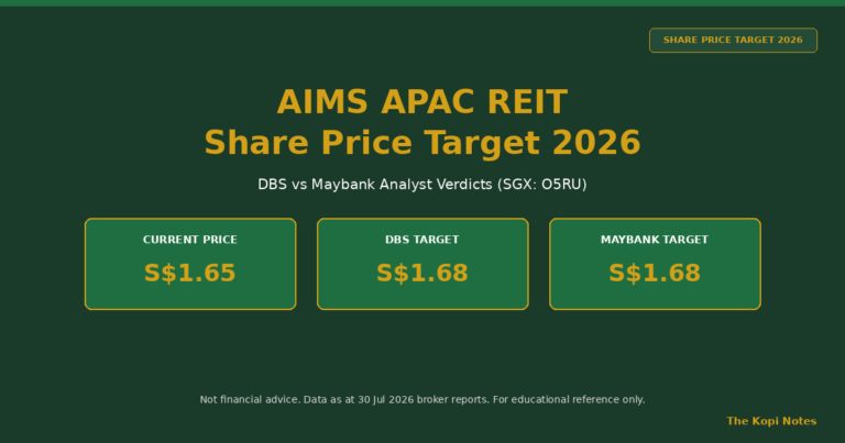 AIMS APAC REIT Share Price Target 2026: What DBS & Maybank Predict (SGX: O5RU)