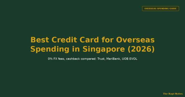 Best Credit Card for Overseas Spending in Singapore (2026)