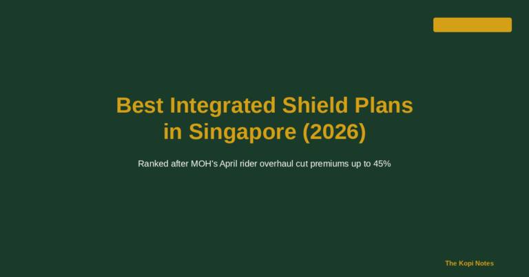 Best Integrated Shield Plans in Singapore (2026): Ranked After the April Rider Overhaul