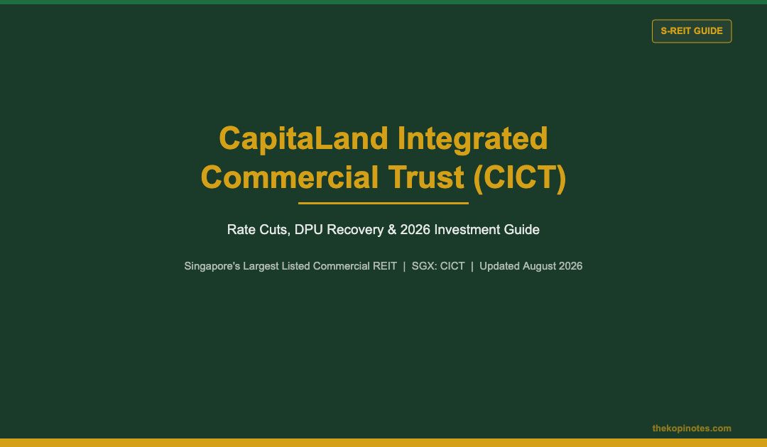 CapitaLand Integrated Commercial Trust (CICT) Rate Cuts DPU Recovery 2026 — The Kopi Notes