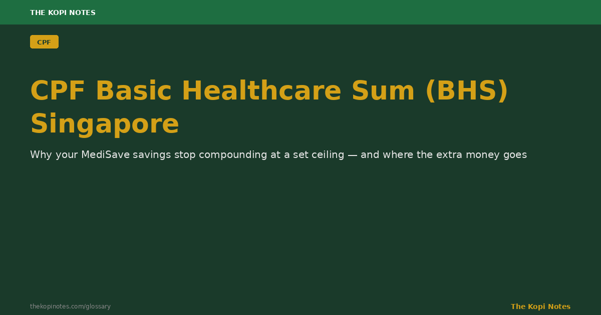 CPF Basic Healthcare Sum (BHS) Singapore: The S$79,000 Cap on Your MediSave Account in 2026