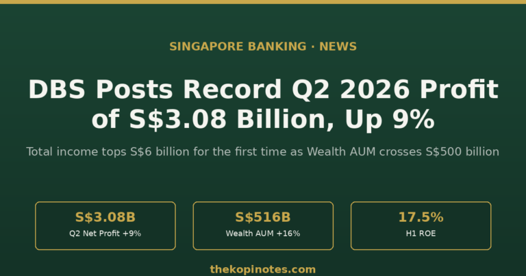 DBS Q2 2026 Results: Record S$3.08B Profit