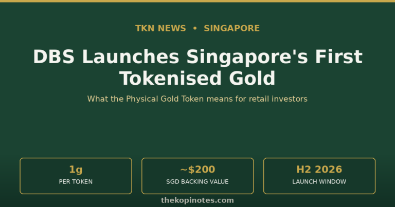 DBS Tokenised Gold 2026: What SG Investors Should Know