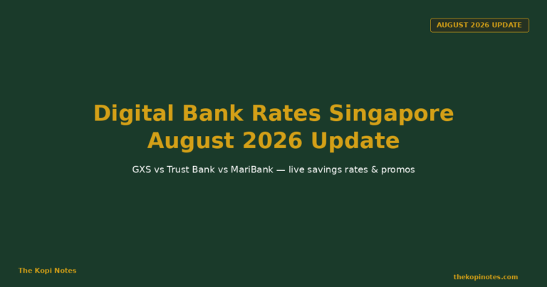 Digital Bank Interest Rates Singapore: August 2026 Update (GXS vs Trust vs MariBank)