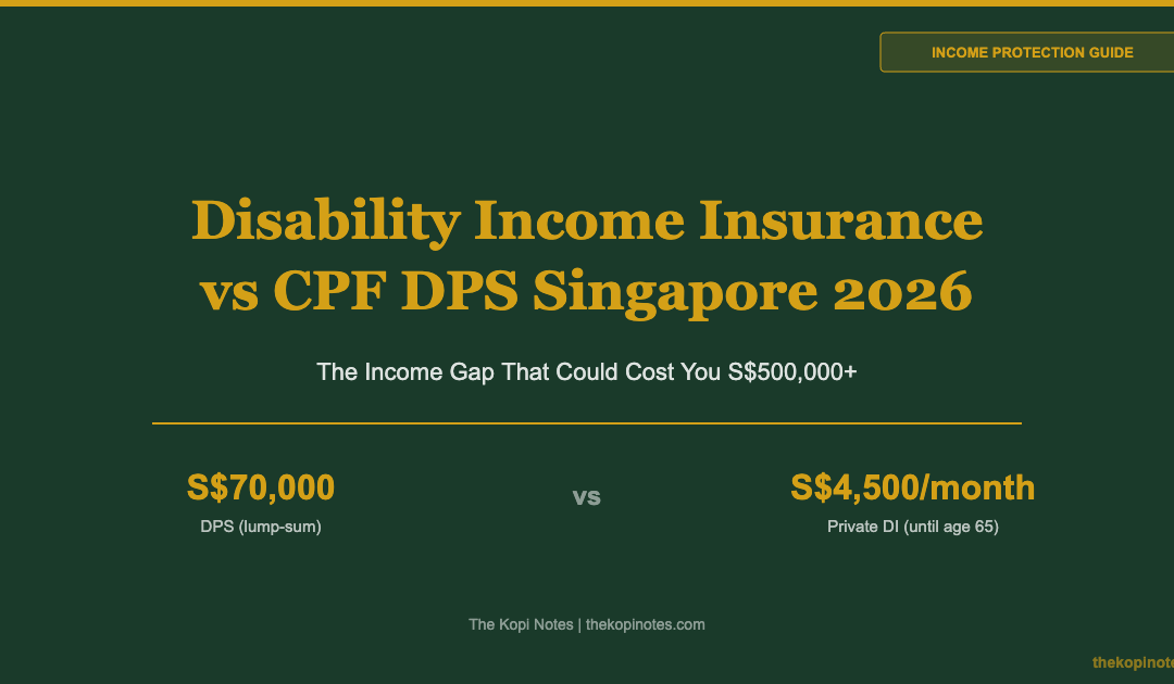 Disability Income Insurance vs CPF DPS Singapore 2026 — The Kopi Notes
