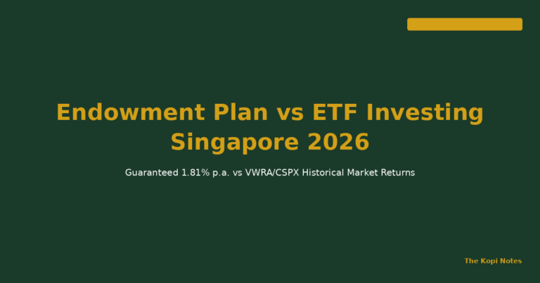 Endowment Plan vs ETF Investing Singapore 2026: Guaranteed Returns vs Global Market Growth