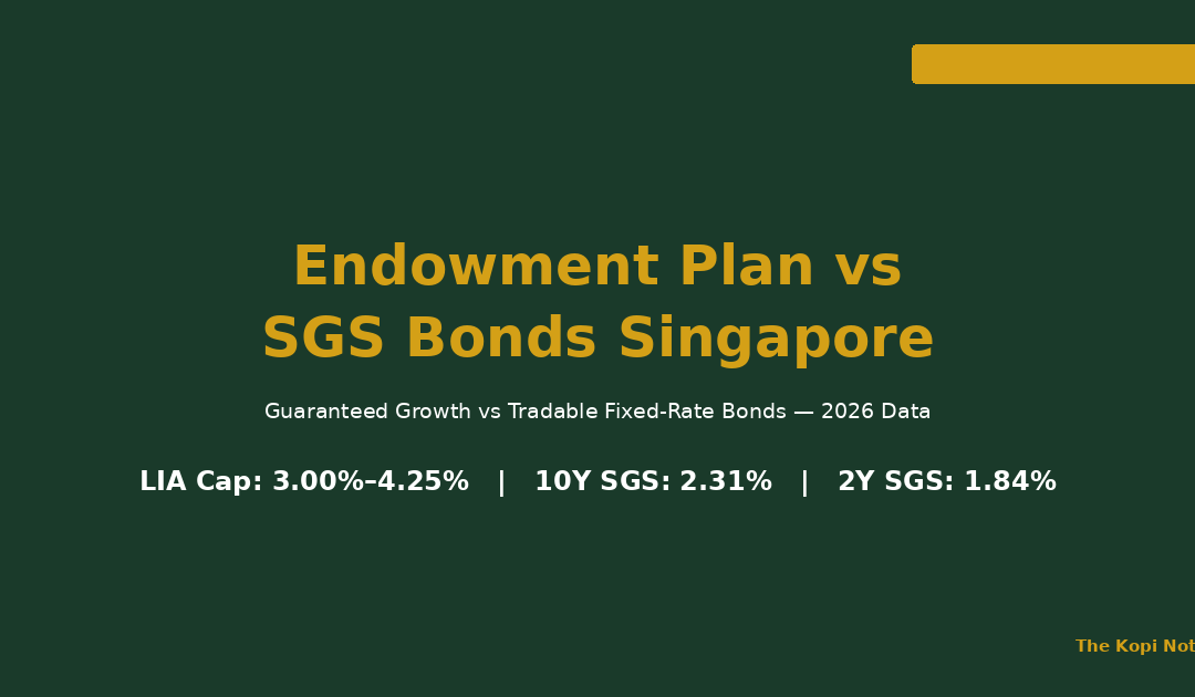 Endowment Plan vs SGS Bonds Singapore 2026 — The Kopi Notes