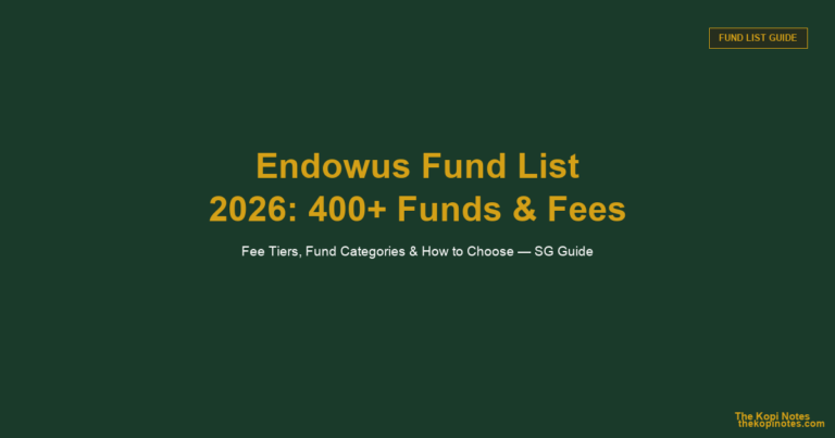 Endowus Fund List 2026: 400+ Funds, Fee Tiers & How to Choose