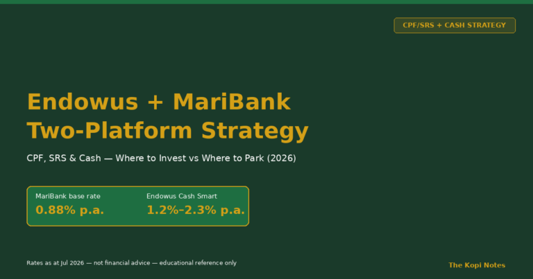Endowus + MariBank: The CPF, SRS & Cash Two-Platform Strategy for Singapore Investors (2026)