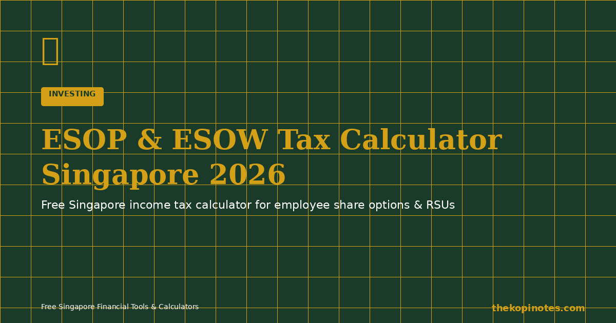 ESOP ESOW Tax Calculator Singapore 2026