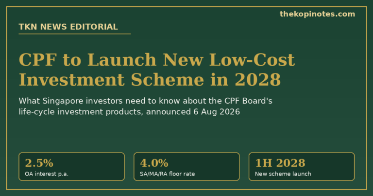 New CPF Investment Scheme 2028 Explained (2026)